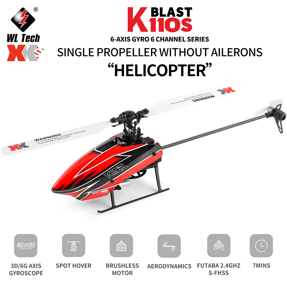 Wltoys XK K110S 6CH 3D 6G сист – обзор и цена Rc Helicopter Nitro